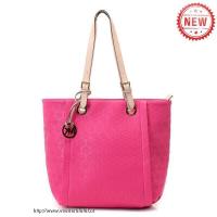 michael kors logo monogram groot roze bakken Online Kopen o2xw7139